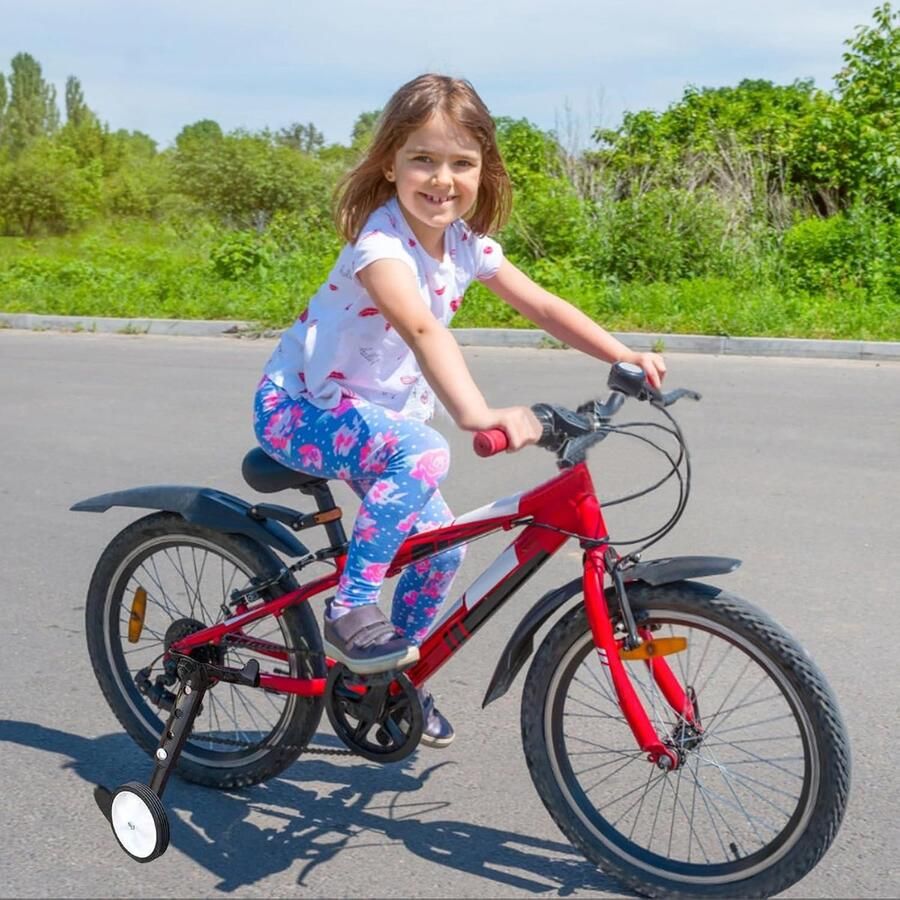 Stabilisatoren voor Kinderfietsen Set van 2 Trainingwielen Fiets Stabilisatoren voor Kinderfietsen 45 56 55 cm Variabele Snelheid