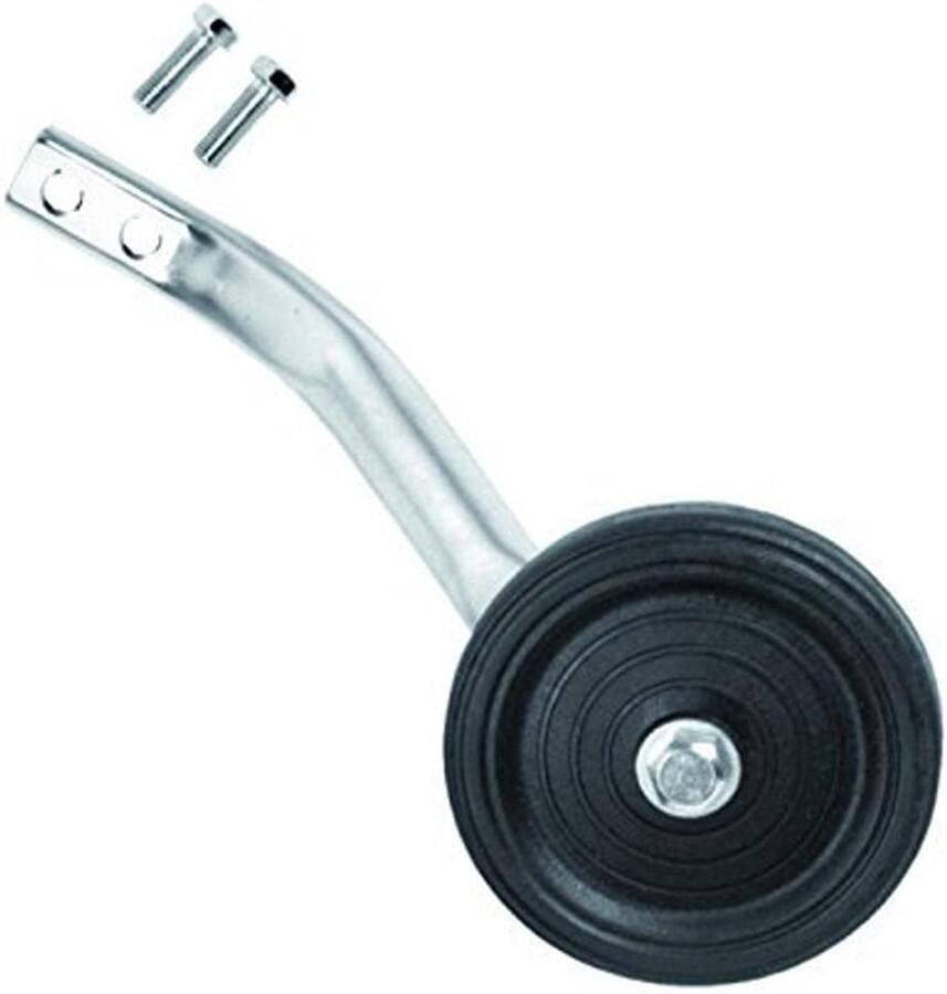 Steunwielen Kinderfiets Oefenwielen Fiets Veilig Fietsen Leren Universele Montage 12 Inch Zilver