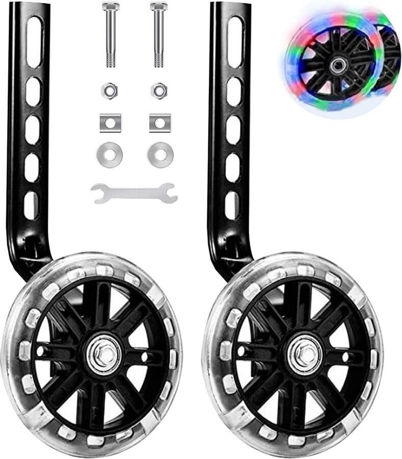 Steunwielen voor Kinderfietsen Universele Steunwielen Geschikt voor Fietsen van 12 Inch