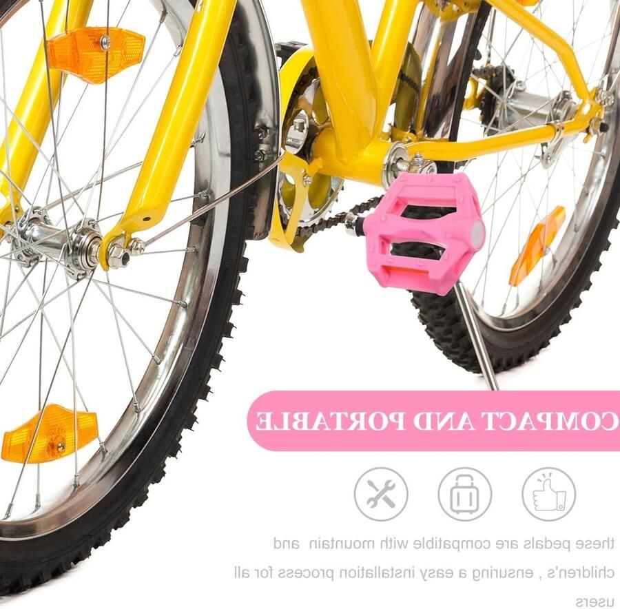 Stevige Antislip Fietspedalen voor Kinderfietsen en Driewielers