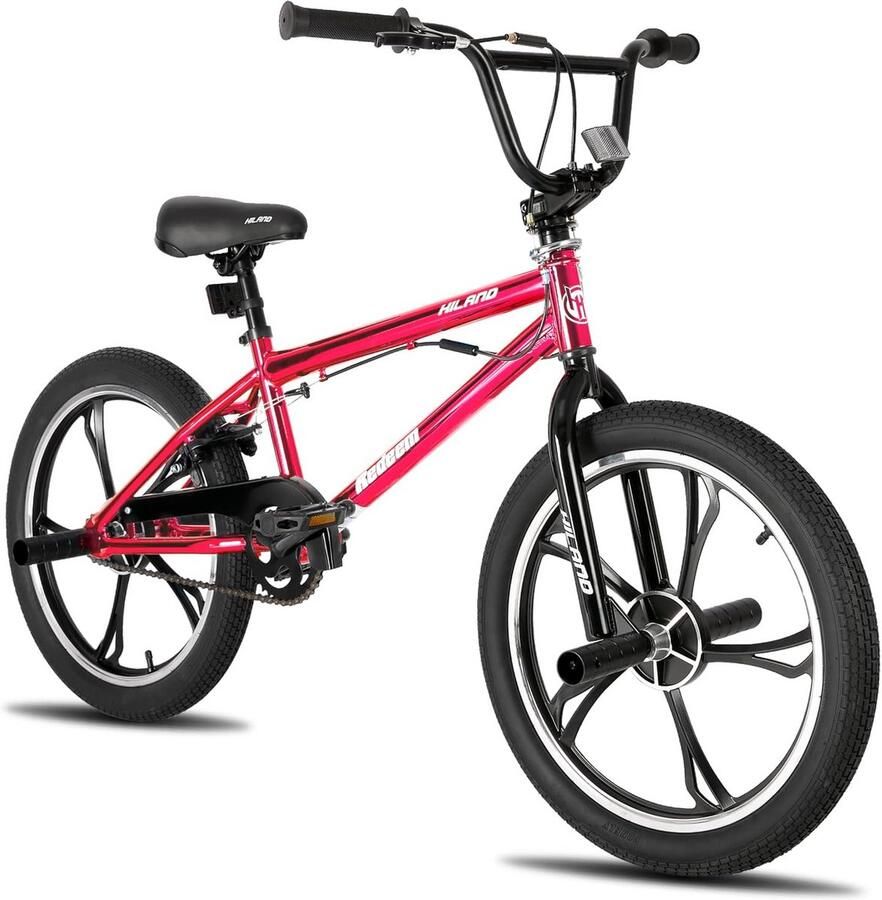 Stoere 20 inch BMX kinderfiets met 360 graden rotor en 4 pegs