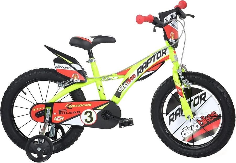 Stoere Kinderfiets 14 inch voor Jongens met Handremmen en Zijwielen