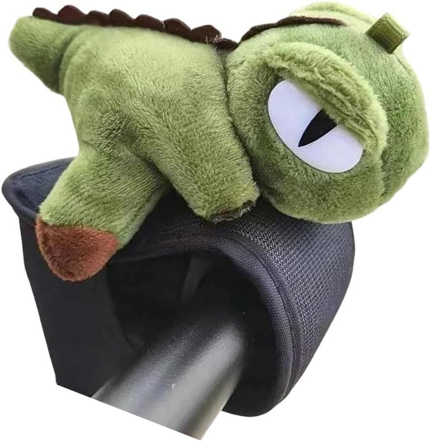 Stuur Decoratie Fiets Accessoire Kinderfiets Versieren Dinosaurus Ontwerp One Size Groen