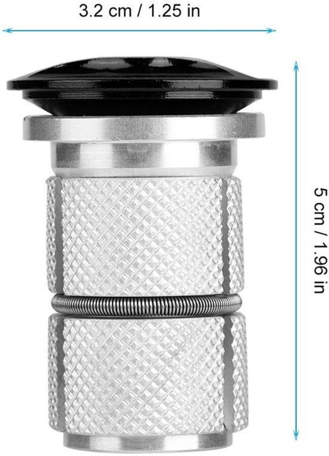 Stuurset Expander Fiets Headset Aluminiumlegering 1 Inch en 1 25 Inch Geschikt voor Mountainbike en BMX Duurzaam en Betrouwbaar