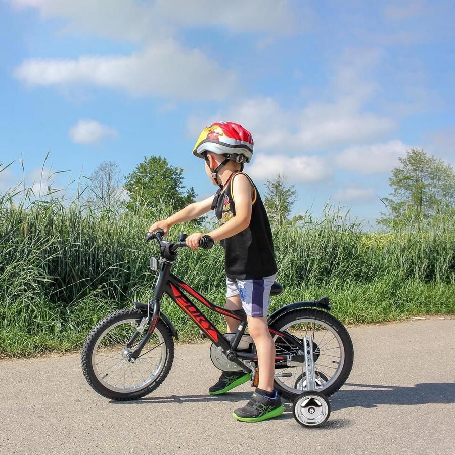 Support Wielen voor Fiets voor Kinderen Stabilisatoren voor Kinderfiets Hulpwielen voor Fiets Training Wielen voor 12 14 16 18 20 Inch Universeel Zilver
