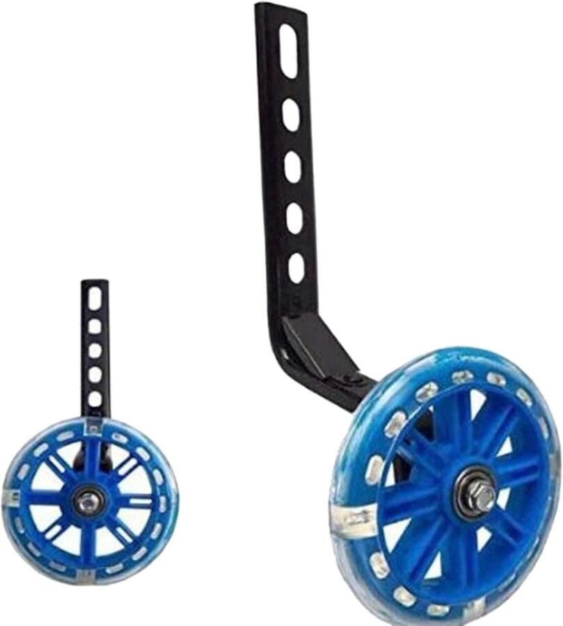 Trainingswielen Kinderfiets Hulpwielen Stabilisatoren Kinderen Leren Fietsen Antislip en Geruisloos Voor 20 inch Blauw