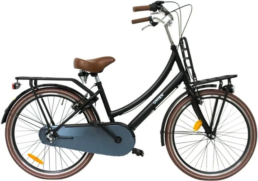 Transportfiets Uniek Dutch Cargo 24'' 3N Mat Zwart