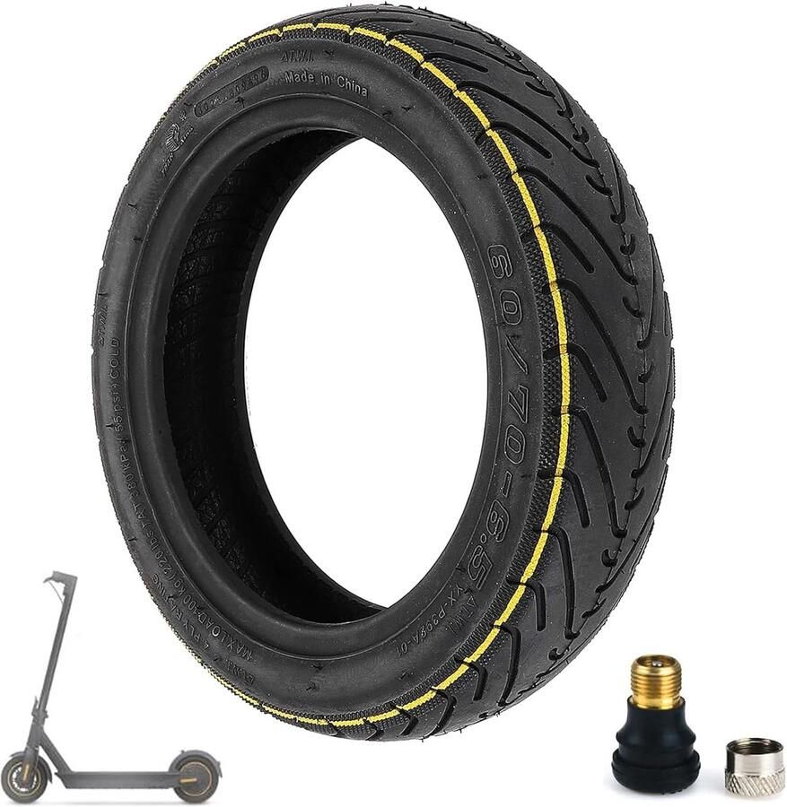 Tyres 60 70-6.5 Tubeless bandenvervangingswielen voor Segway Ninebot Max G30 Max G30D Max G30 LP elektrische scooter Dikke slijtvaste banden 10 inch antislip tubeless band (1 stuk)