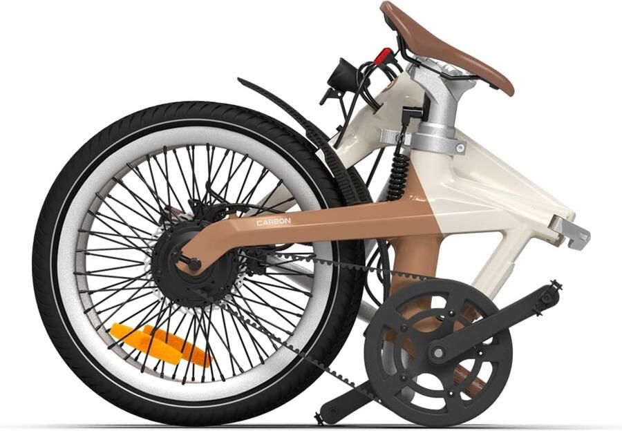 Ultralichte Vouwfiets met Carbon Frame en Verwijderbare Batterij