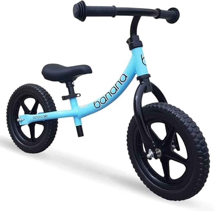 Ultrazachte loopfiets voor kinderen vanaf 2 jaar verstelbaar stuur en zadel 12 inch wielen aluminium frame