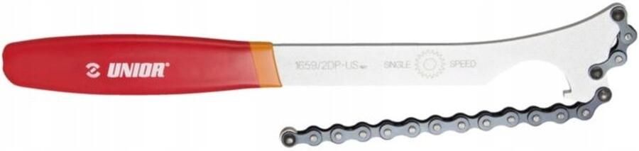 Unior Kettingsweep met Vergrendelingsgereedschap voor Single Speed