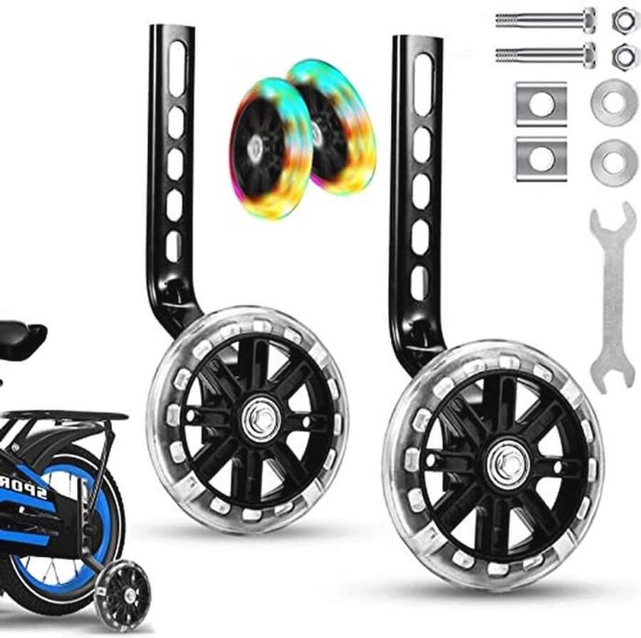 Universele Fietssteunwielen voor Kinderen Trainingswielen voor Kinderfiets Veiligheidssteunwielen voor 12 14 16 18 20 Inch