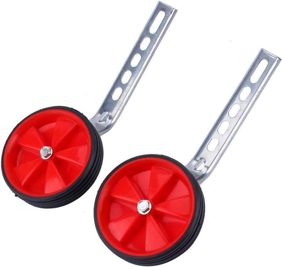 Universele Kinderfiets Stabilisator Set Verstelbare Steunwielen voor Veilig Leren Fietsen (12-20 inch)