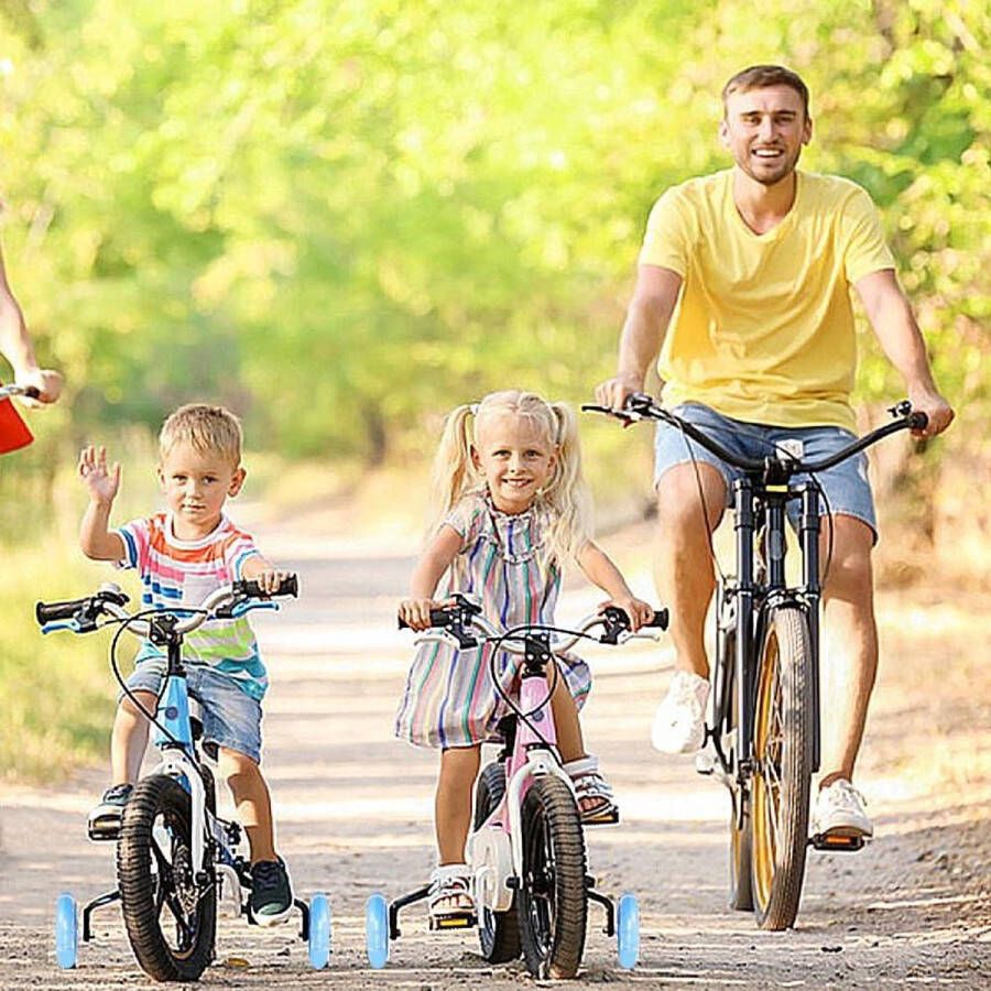 Universele steunwielen voor kinderfiets met ondersteuning