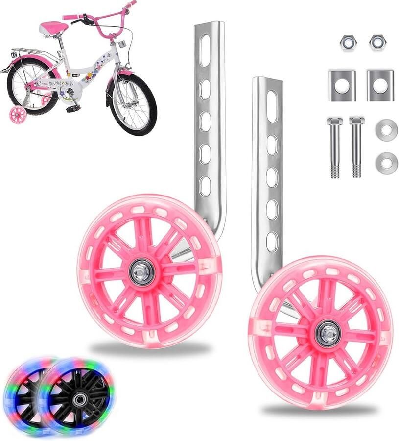 Universele Zijwielen voor Kinderfietsen 12 tot 20 Inch