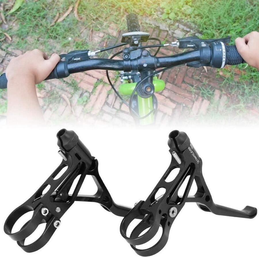 V-remhendels voor fietsen zwart vouwfiets en racefiets accessoire