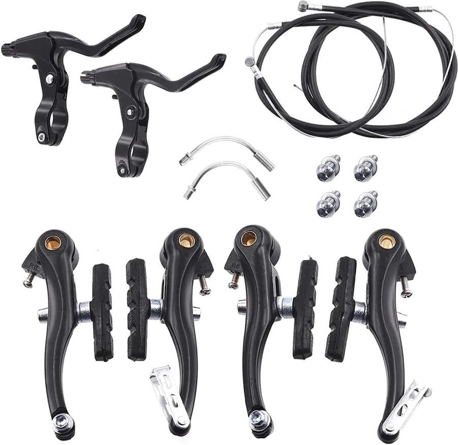 V-remset aluminium compleet voor fiets geschikt voor mountainbike racefiets vouwfiets en hybride