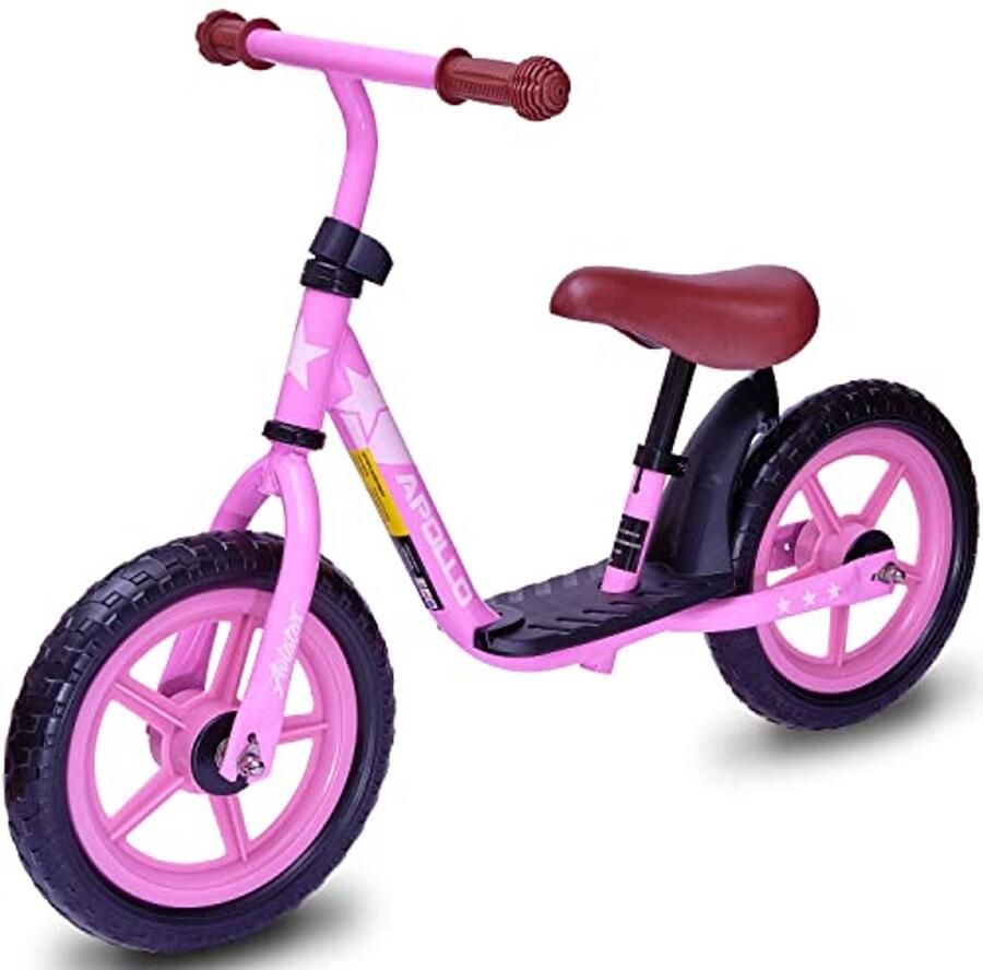 Veilige 12 Inch Loopfiets voor Kinderen Schattige en Robuuste Balance Bike voor en