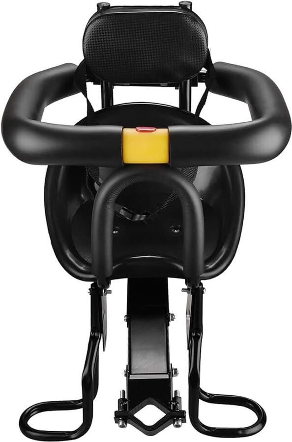 Veiligheidszadel voor kinderen babyzitje voor kinderen met steunpedalen achter voor racefiets MTB - Foto 2