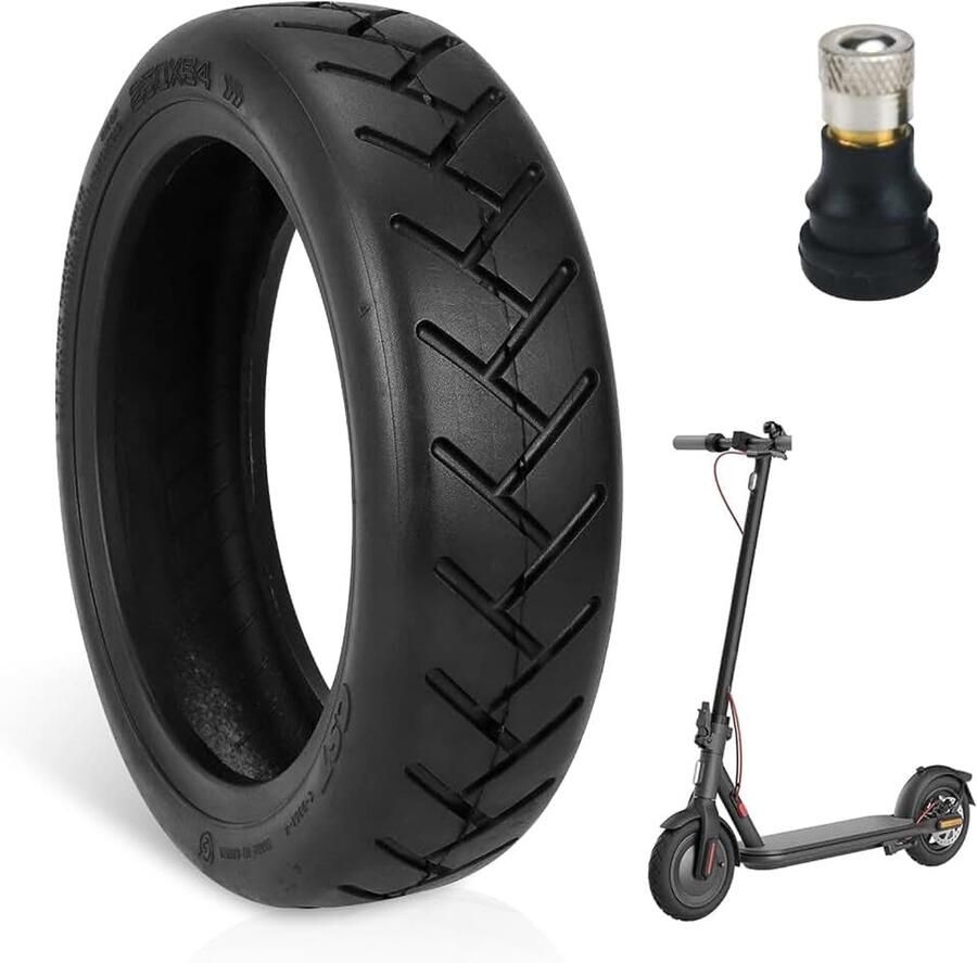 Vervangingsbanden voor Xiaomi Mi4 4 Pro 4 Lite elektrische scooters 10-inch massieve e-scooterbanden 250 x 54 tubeless massieve rubberbanden voor- achterbanden lekbestendige vervangingswielen