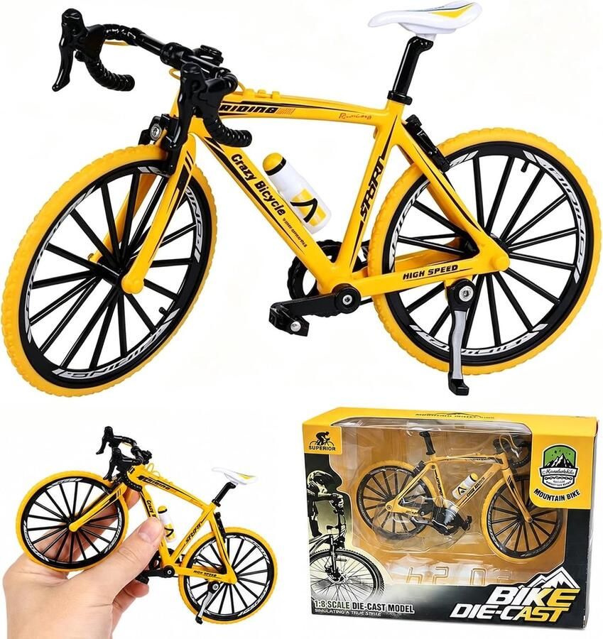 Vingerfiets 1:8 Miniatuur BMX Legering Valbestendig speelgoed voor thuis ShopVlot