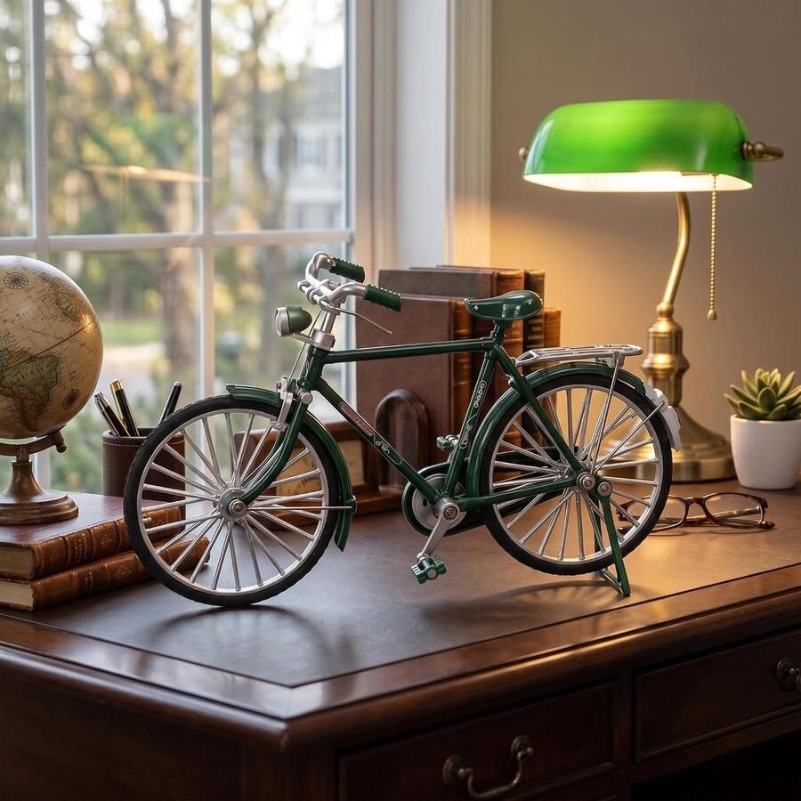 Vintage metalen fietsmodel retro ornament speelgoedbeeldjes hoge simulatie mini-fietsmodel voor huisdecoratie geven enz. met klassieke vorm en voortreffelijk vakmanschap
