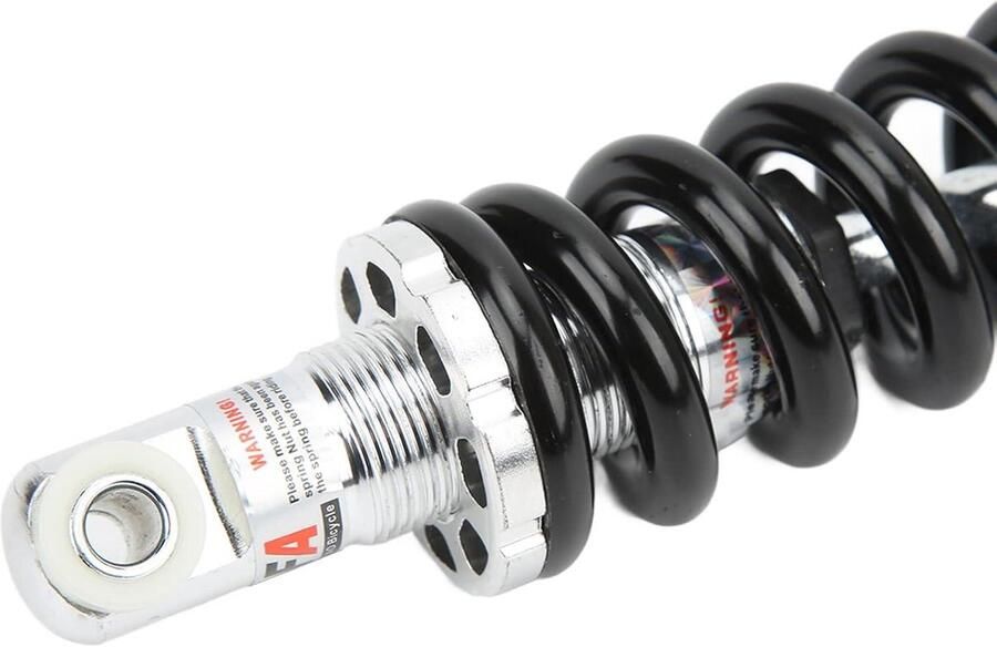 VirtuBuy- Fietsschokdemper Mountainbikes 200 mm Elektrische fietsen 200 kg Voor motorfietsen Atvs Zwarte uitvoering