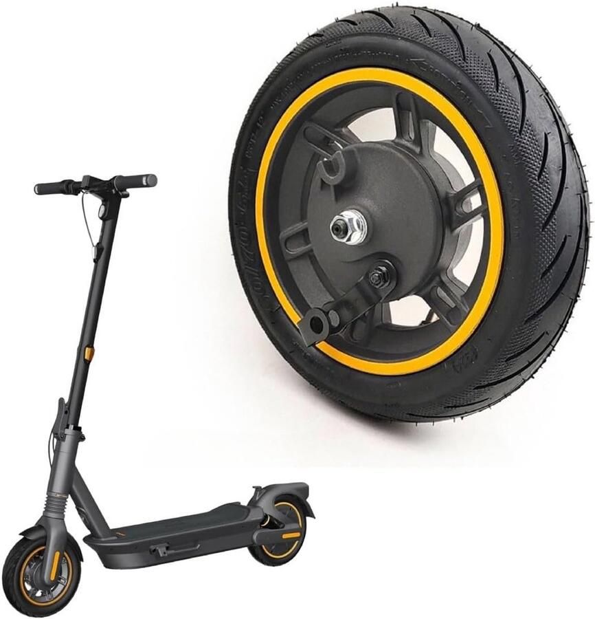 Voorwiel voor Ninebot MAX G30 MAX G30D 10 inch 60 70-6 5 elektrische step voorwiel met trommelrem antislip schokdemping e-scooter reservewiel accessoires