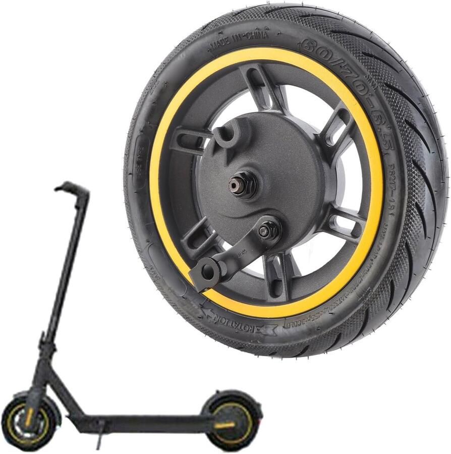 Voorwielnaaf met Band 10 Inch 60 70‑6.5 Scooter Voorwiel met Bandvervanging voor 9 MAX G30 Elektrische Scooter