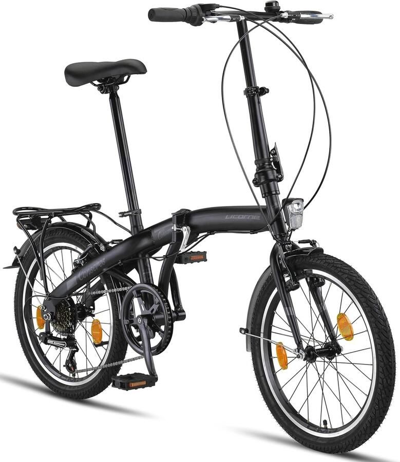 Vouwfiets 20 inch voor en 6 versnellingen ideale fiets voor dagelijks gebruik