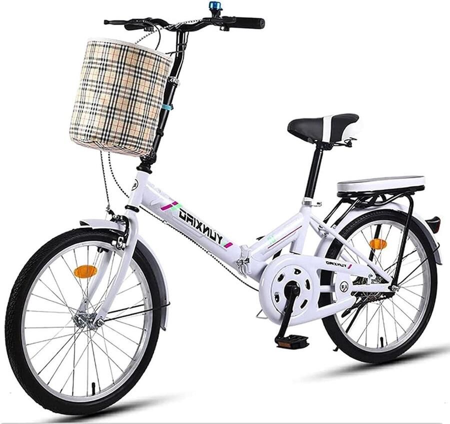 Vouwfiets Voor Volwassenen 20 Inch Vouwfiets Met Variabele Snelheid Opvouwbare Voor Geschikt Voor Buitenritten B 20 in