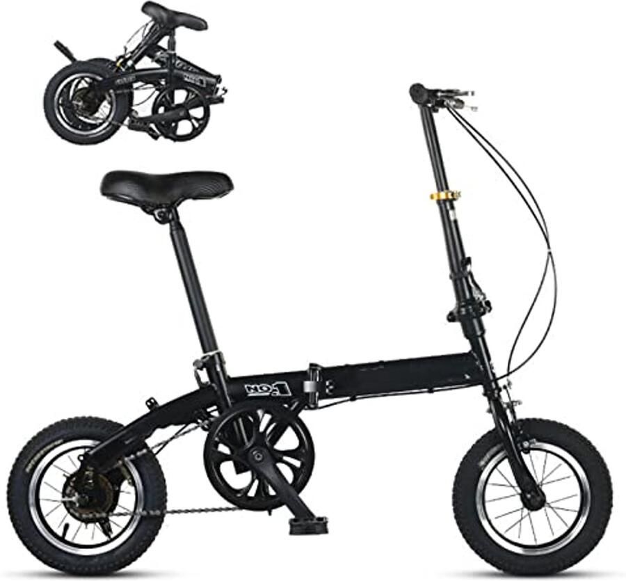 Vouwfiets voor volwassenen en jongeren 12 inch lichtgewicht snel vouwsysteem