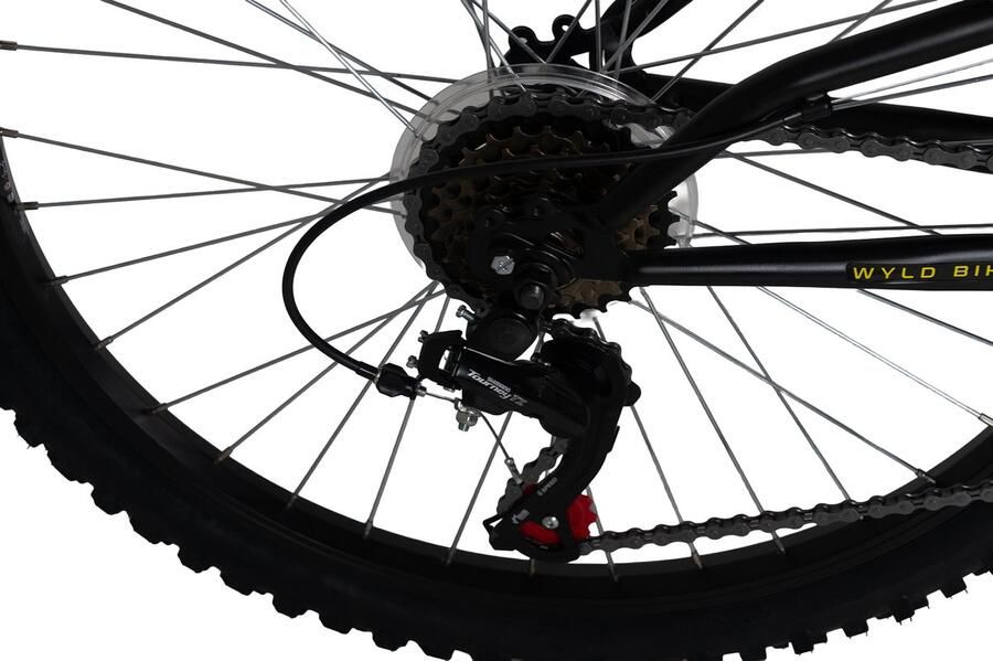 WYLD Kinder-Mountainbike Fully ATB 24'' Zodiac blau 18 Gänge RH 38 cm