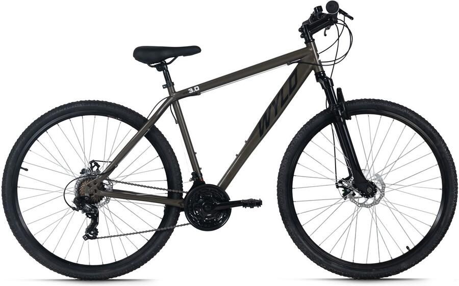 WYLD mountainbike hardtail 29 Heist groen 21 versnellingen rechts 51 cm