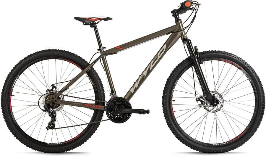 WYLD Mountainbike Hardtail 29 Sharp – Platin-Grau – 21 Versnellingen – Framemaat 51 cm