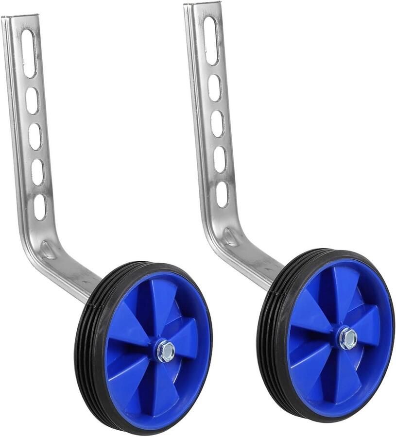 Zijwieltjes Fiets Hulpwielen Kinderfiets Leren Fietsen Extra Stabiliteit 12-20 Inch Zwart
