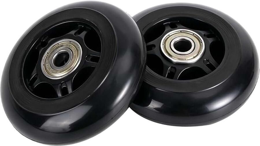 Zwenkwielen van 76mm x 24mm Vervangingsonderdeel Scooterwielen Geschikt voor Razor RipStik Ripsurf Ripster FlashRider 360 Caster RipRider PowerRider Caster Trike