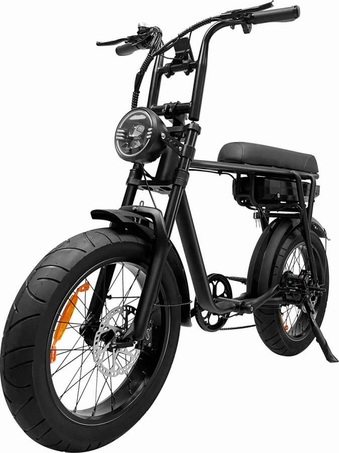 EB-2 EB2 3 Fatbike Elektrische Fiets Fatbike Electrisch E Bike 17.5 Ah Accu 250W Zwart