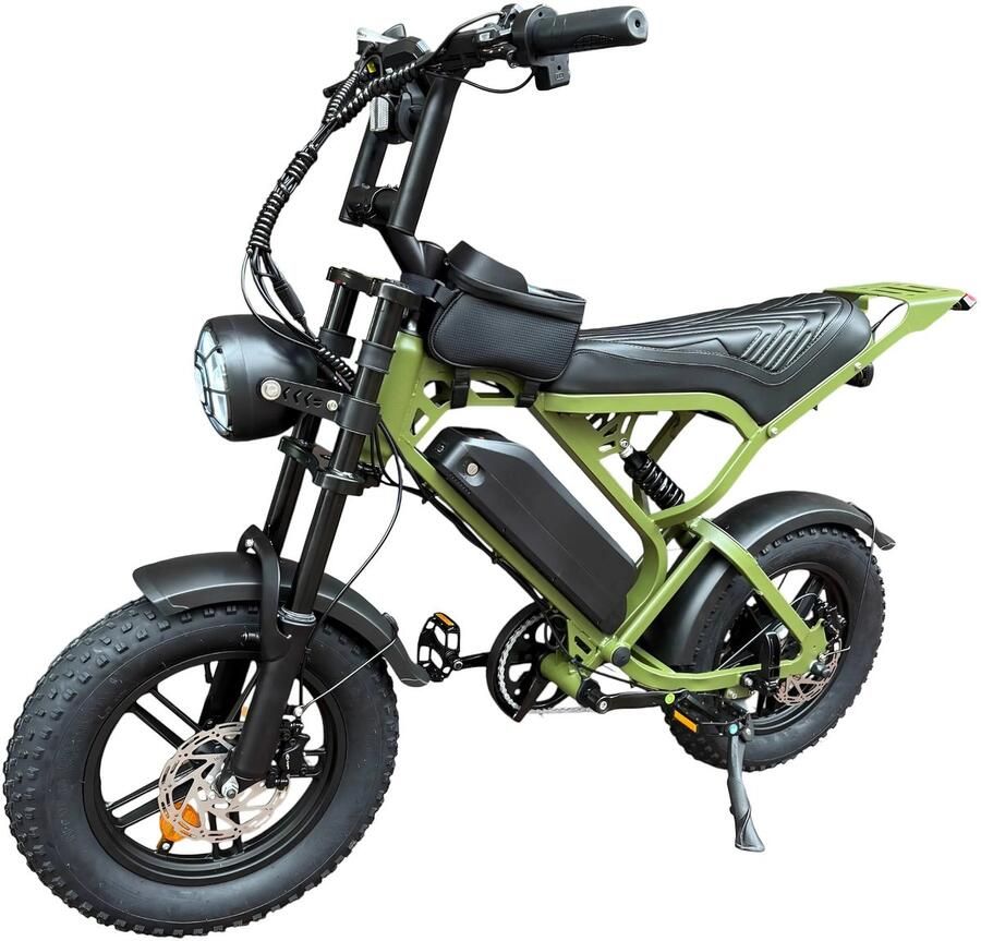 Ebikekopen.com Fatbike C80 Rijklaar Fatbike V8 Nieuwste Model Hydraulische rem 2025 2026 Model Incl. Slot Telefoonhouder Alarmsysteem NVC-chip Voetensteuntje Met Accessoires Straatlegaal Ebike Elektrische Fiets OUXI - Foto 2