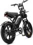 Ebikekopen.com Fatbike V20 Pro 6.0 Rijklaar Hydraulische rem QMwheel 2025 Model Alarmsysteem Straatlegaal Ebike Elektrische Fiets Met Accessoires - Thumbnail 1