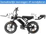 Ebikekopen.com Fatbike V20 Pro 6.0 Rijklaar Hydraulische rem 2025 Model Incl. Slot Alarmsysteem Voorrekje Achterzitje Kettingbeschermer Voetensteuntje Straatlegaal Ebike Elektrische Fiets Met Accessoires - Thumbnail 3