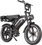 Ebikekopen.com Fatbike V20 Pro 6.0 Rijklaar Hydraulische rem QMwheel 2025 Model Alarmsysteem Straatlegaal Ebike Elektrische Fiets Met Accessoires - Thumbnail 2