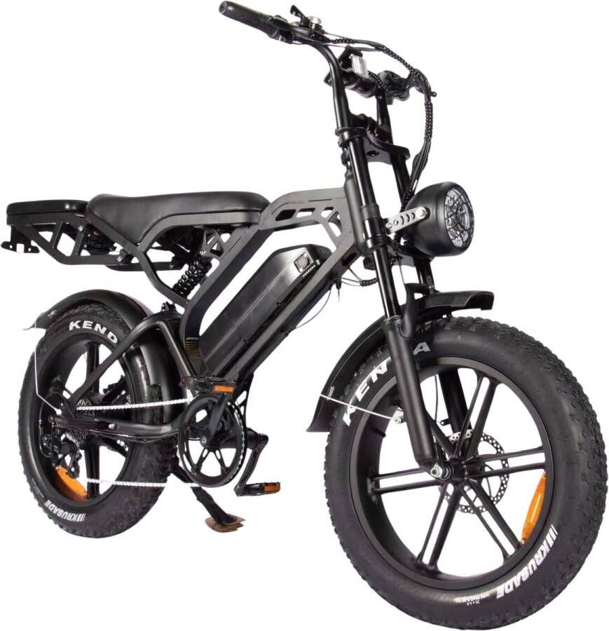 Ebikekopen.com Fatbike V20 Pro Hydraulisch Garantie E bike in doos E-Fatbike Elektrische Fiets Begrenzer Voetensteuntjes 2024 Model