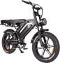 Ebikekopen.com Fatbike V20 Pro Nieuw model Garantie Hydraulisch Achterzitje E bike in doos E-Fatbike Elektrische Fiets Begrenzer Met Accessoires Voetensteuntjes 2024 Model - Thumbnail 2