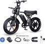 Ebikekopen.com H9 PRO Rijklaar Hydraulisch Fatbike Nieuwste model Incl. Slot Alarmsysteem Kettingbeschermer Voetensteuntje -Straatlegaal Ebike Elektrische Fiets Met Accessoires - Thumbnail 2