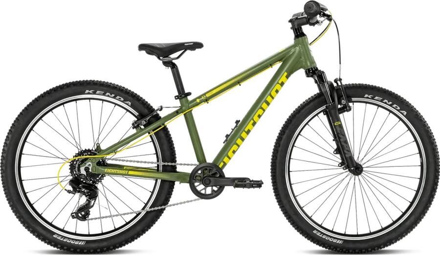 Eightshot X‑Coady Kinder Mountainbike 8 versnellingen 24 inch Groen