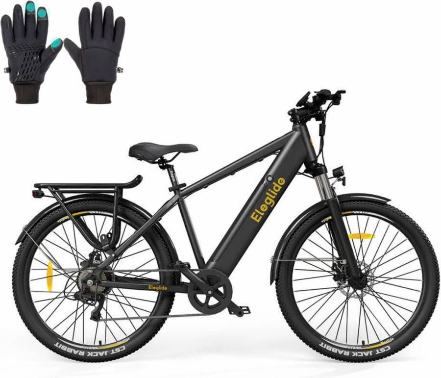 Elegilde Eleglide T1 E-Bike 27.5-inch e bike voor vrouwen en mannen mountainbike elektrische fiets met 250w motor 36V 12 5Ah accu Shimano 7 versnellingen LCD display Actieradius 100km (hulpmodus) Maximale snelheid: 25 km u