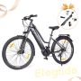 Eleglide C1 ST 27 5 inch Trekkingfiets met 250W Ananda Mid-Drive motor 14 5Ah accu max 150km actieradius hydraulische vering en hydraulische schijfrem Shi o 7 versnellingen Zwart - Thumbnail 2