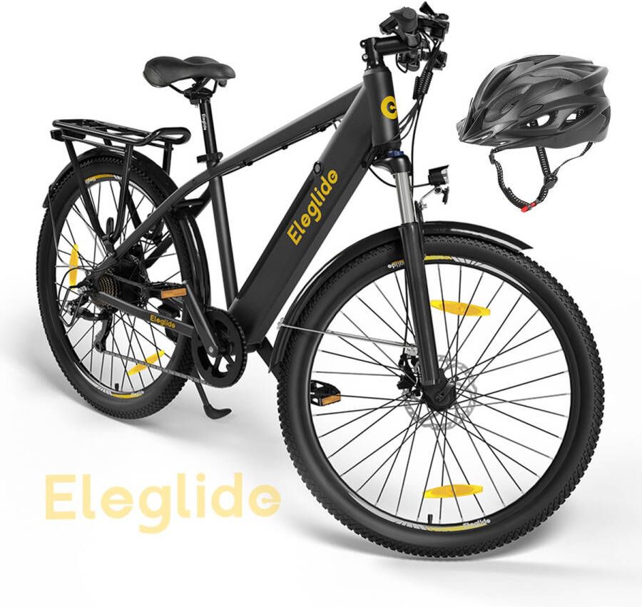 Eleglide T1 E-Bike 27.5-inch e bike voor vrouwen en mannen mountainbike elektrische fiets met 250w motor 36V 12 5Ah accu Shimano 7 versnellingen LCD display Actieradius 100km (hulpmodus) Maximale snelheid: 25 km u