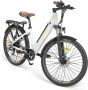Eleglide T1 Step-Thru elektrische trekkingfiets 27 5 Inch CST-banden 36V 13Ah accu 250W borstelloze motor 25Km h Shi o 7 versnellingen 100km maximaal bereik IPX4 waterdicht 120kg maximale belasting Dubbele schijfrem Wit - Thumbnail 2